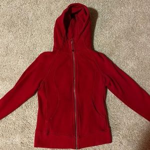 Red Lululemon Scuba Jacket